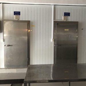 CỬA MỞ BẢN LỀ, KHÓA INOX, ANTIMON